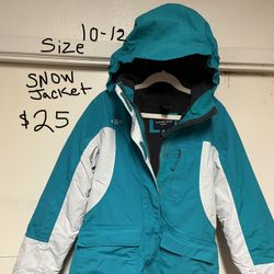 Snow Jacket For Girl Perfect Condition Size 10/12. 25$