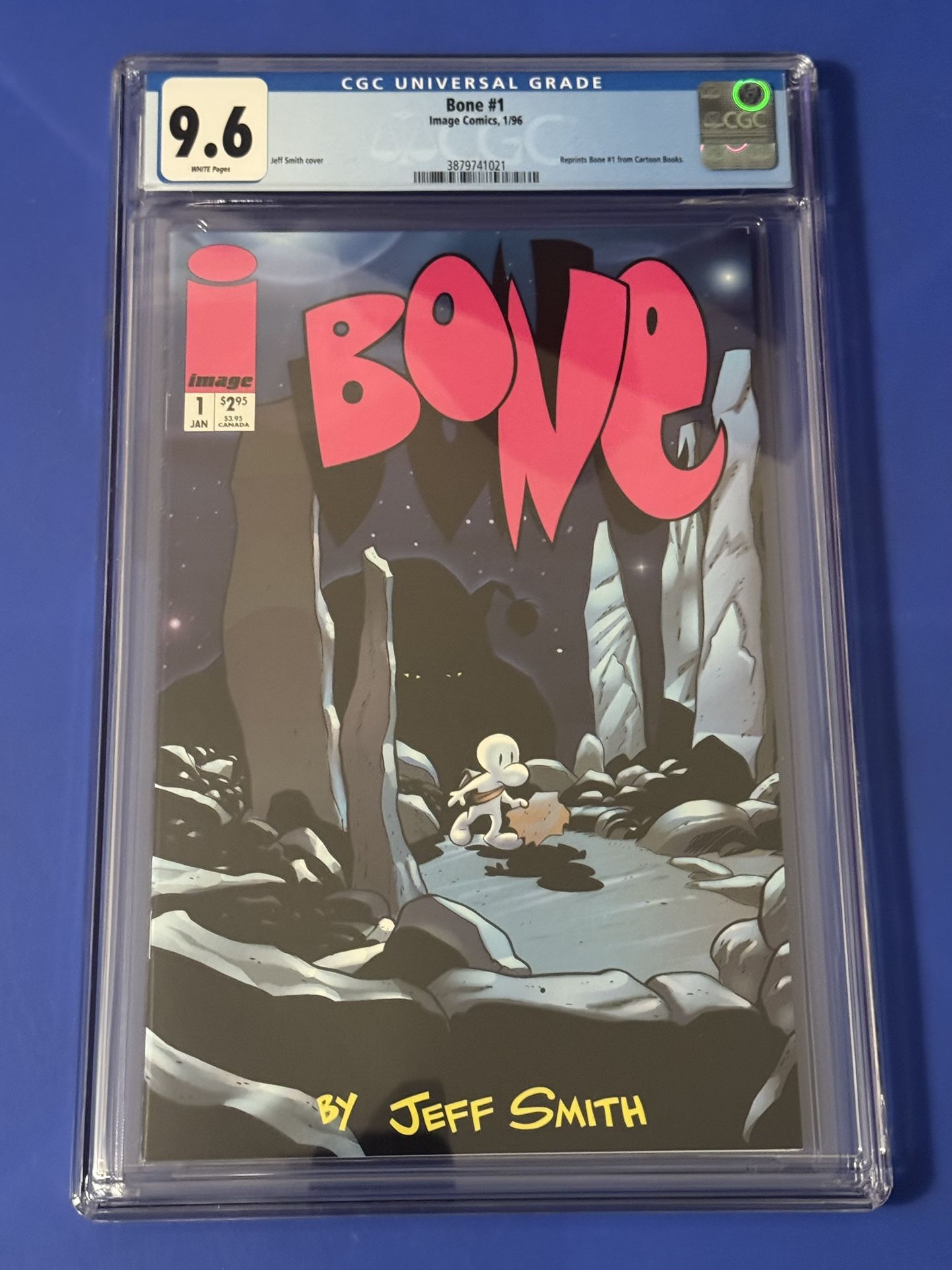 Bone #1 CGC 9.6 REPRINT 1ST APPEARANCE FONE BONE Image Comics Cartoon Books 1996,New Products : American Fashion Style Bags On Sale