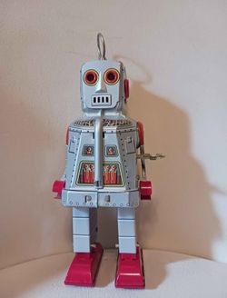 Vintage Tin Space Robot