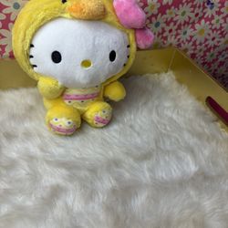 Adorable Chick Hello Kitty Easter Plush 2025