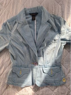 Vintage denim blazer