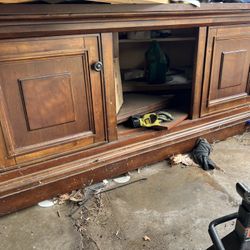 Wood Entertainment Center