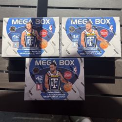 Panini 2024-25 NBA Totally Certified Mega Box Sealed Lot Of 3