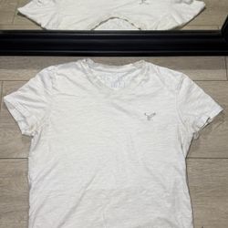 Y2K 2000s American Eagle Embroidered Logo Lightweight Shirt