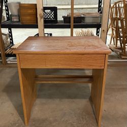 Solid oak desk
