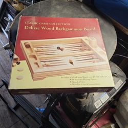 Wood Backgammon Board