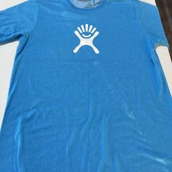 hydroflask  big tonal logo performance t shirt M blue Unixes 