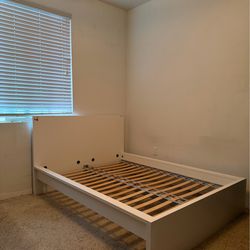 FULL White Ikea Bed frame