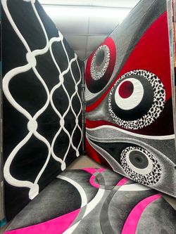 Abstract Area Rugs Bold Modern Design