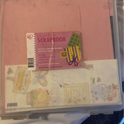 Scrapbook Paper And A Album 