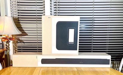 Sonos Arc-Ultra (Black) Soundbar Bundle with Sonos Sub 4 (Black). Brand New Sealed.  Includes Warranty.