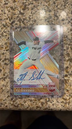 Yankees TJ Sikkema /99 auto die cut