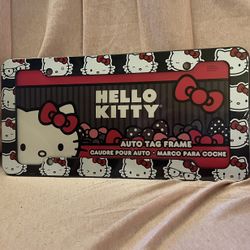 Brand New From ‘2019  Hello Kitty License Plate Holder Frame. 