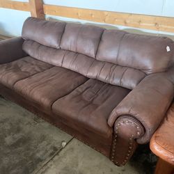 Brown 3 Seater Couch “WE DELIVER”