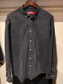 Supreme Washed Black Denim Shirt