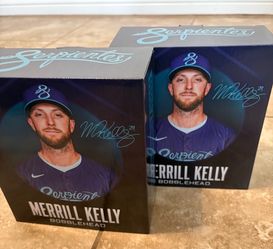Merrill Kelly bobbleheads