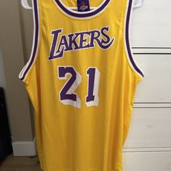 Lakers Cooper Retirement Jersey 