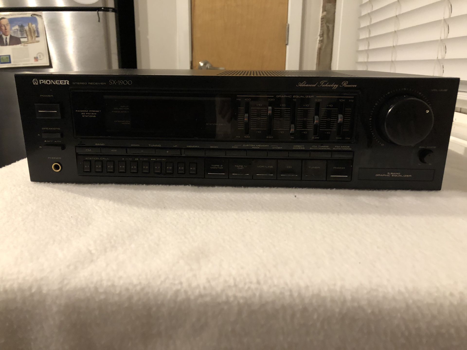 Pioneer SX-1900 Stereo Receiver
