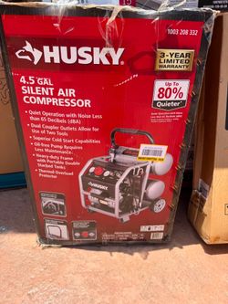 Husky 4.5 Gal. Silent Air Compressor