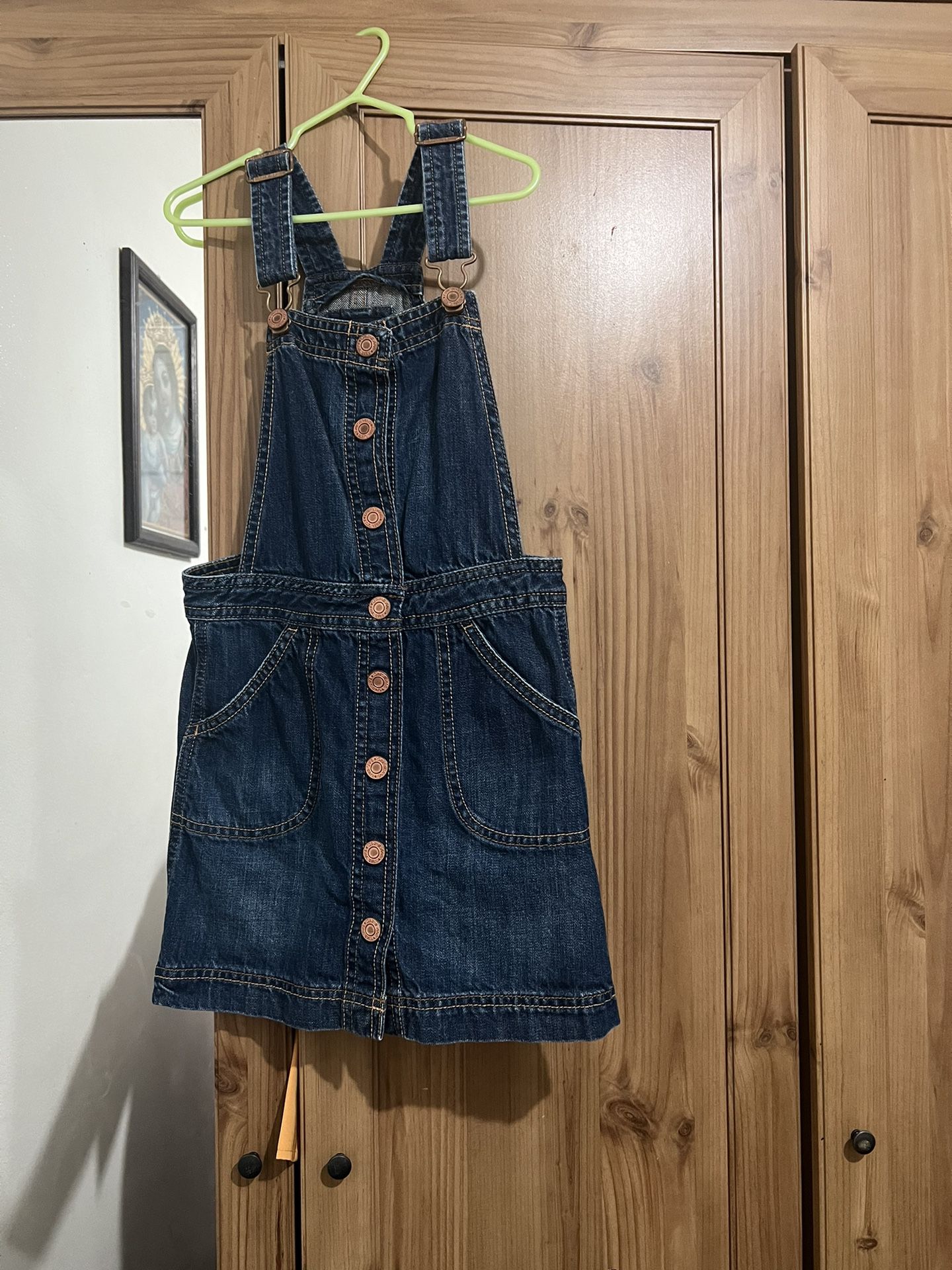 Gapkids Jean Overall Dress . Size Small