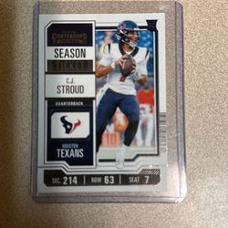 2023 Panini Contenders Cj Stroud Rookie