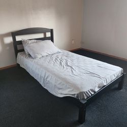 Twin Bed And New Mattress 