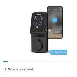 Wifi Deadbolt Matte Black ( Lockly)