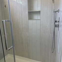 Sliding Shower Door Chrome
