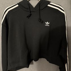 Adidas Cropped Hoodie Size Small 