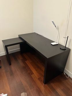 Ikea Malm Desk - Black Brown