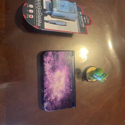“New” Nintendo 3Ds Galaxy With 32gb SD, Charger, Stylus And Free Amiibo