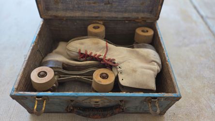 Antique roller skates