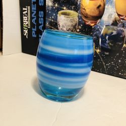 Surreal Entertainment Planet Glass cup