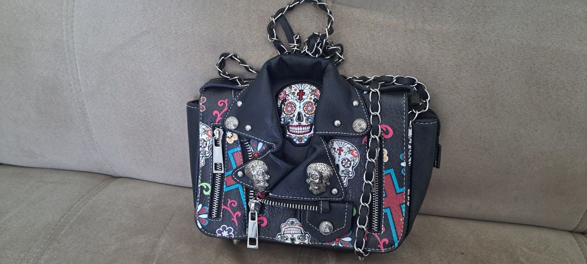 Black leather Handbag