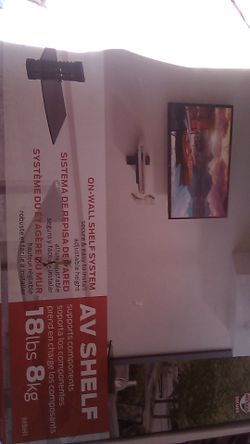 Brand new glass shelf for DVD player etc