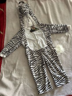 zebra jumper costume.