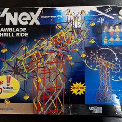 K'NEX SAWBLADE THRILL RIDE - ORIGINAL BOX - INCOMPLETE 