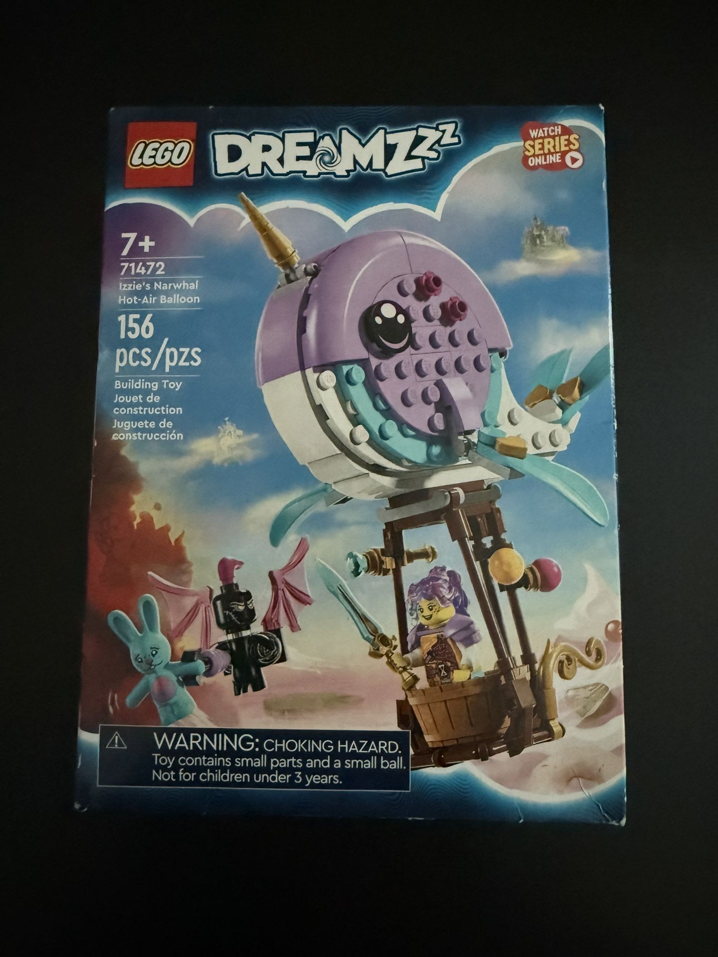 Brand new! LEGO DREAMZzz Izzie's Narwhal Hot-Air Balloon Deep-Sea Animal Toy