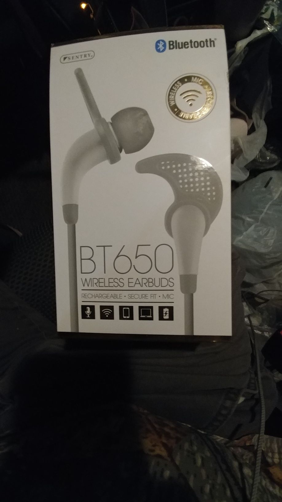 Sentry bt 650 bluetooth earbuds..brand new!!