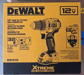 DEWALT XTREME 12-volt Max 3/8-in Keyless Brushless Cordless Drill