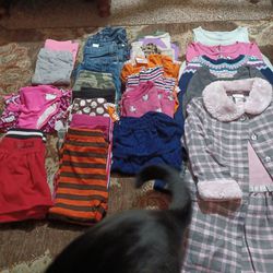 Very Nice Little Girls. Size 2Toddler & 3Toddler. 26 Pieces Clothes Bundle 