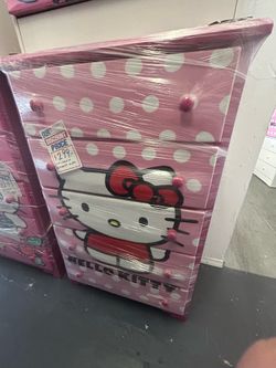 Solid Wood hello kitty dresser