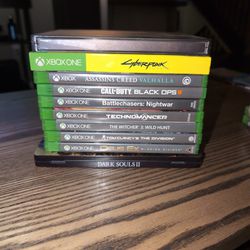 Various Xbox 360, Xbox One, and Xbox Series X Games