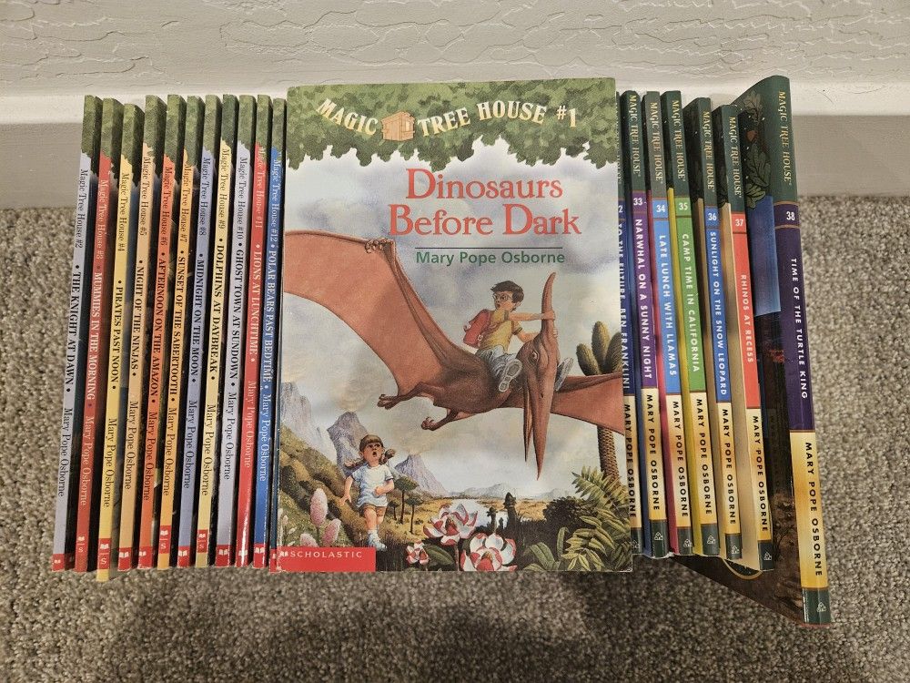 Magic Treehouse Books 1-38