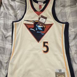 Warrios Mitchell Ness Jersay Size Large 