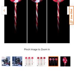 Candy Cane Outdoor Led Decor 