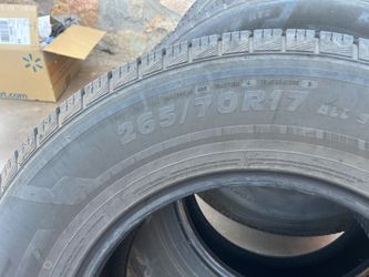 Tires for truck all 4
