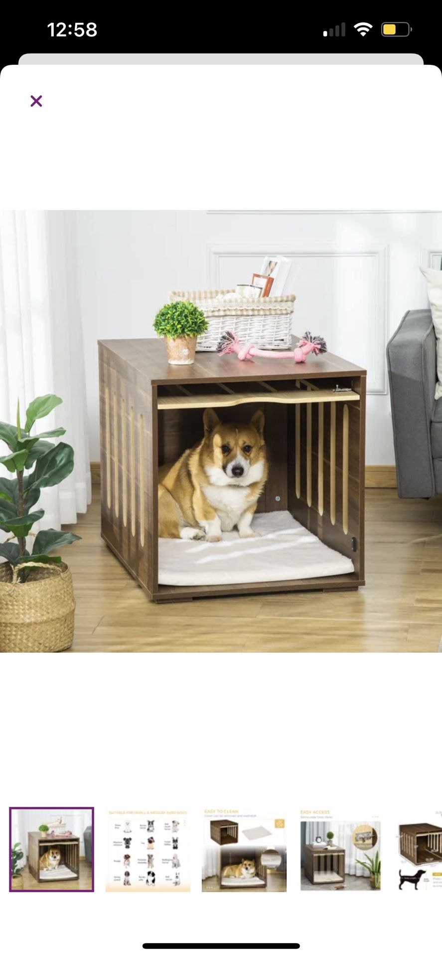 Dog Crate End Table