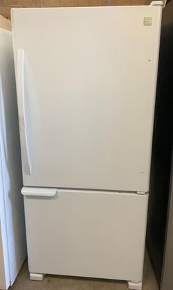Kenmore Bottom Freezer  White Refrigerator
