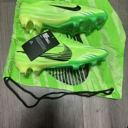 9.5 us Nike Air Zoom Mercurial Vapor 15 Elite FG Firm Ground Soccer Cleats - Green/Yellow/Black
